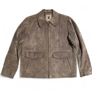 JLC Adventures On The Wing American Classics Gray Leather Jacket